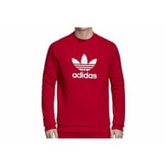 Adidas Mikina červená 188 - 193 cm/XXL Trefoil Crew