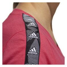 Adidas Tričko ružová L Essentials Tape