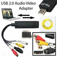 HADEX Konvertor analógové video+zvuk na digitálny - USB 2.0