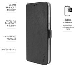 FIXED Tenké púzdro typu kniha Topic pre Motorola Moto G32, FIXTOP-966-BK, čierne