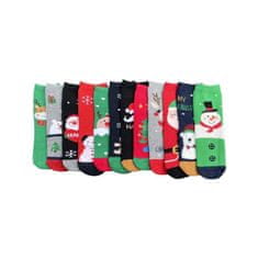 AUR Dámske vianočné thermo ponožky 6 párov - veľkosť 35-38