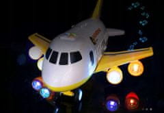 Luxma Veľké hračkárske lietadlo s hasičským autom s odpaľovacím zariadením aut 520s