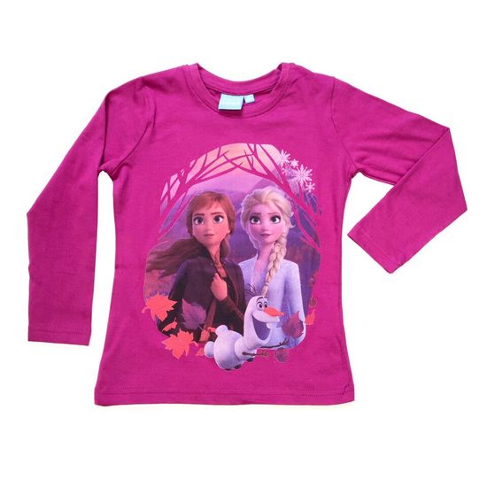 SETINO Dievčenské tričko s dlhým rukávom "Frozen" fialová