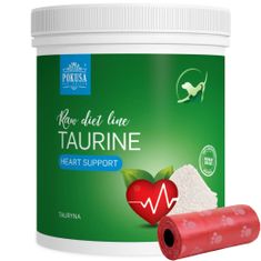 Pokusa Vitamíny, doplnky pre psov a mačky RawDietLine Taurine 400g + sáčky na výkaly