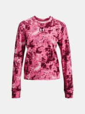 Under Armour Mikina Rival Terry Print Crew-PNK XS