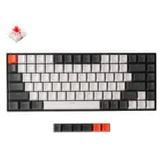 Keychron K2 (Hot-swappable) Bezdrôtová mechanická klávesnica v2 biela LED dióda Gateron Red K2-A1H