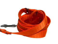 Palkar Vodítko prepínacie z popruhu pre psov 250 cm x 16 mm oranžová