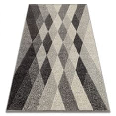 Dywany Lusczów Kusový koberec FEEL DIAMANT sivý, velikost 140x190