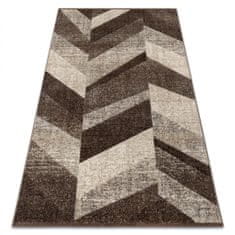 Dywany Lusczów Kusový koberec FEEL Fish hnedý, velikost 120x170