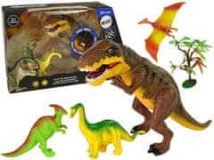 Lean-toys Tyranosaurus Rex Dinosaurus Set Príslušenstvo Zvukové svetlá