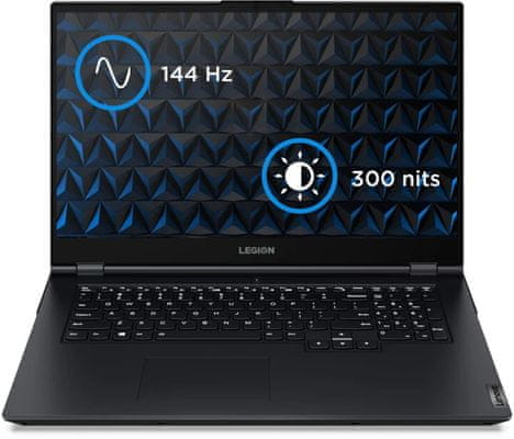 Herný notebook Lenovo Legion 5 17ACH6H AMD Ryzen 5 NVIDIA GeForce RTX 3060 6 GB výkonný ľahký prenosný Wi-Fi ax Bluetooth 5 HDMI 2.17,3 palcov IPS Full HD displej s veľmi vysokým rozlíšením excelentný zvuk Nahimic audio