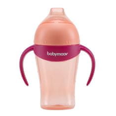 Babymoov nekvapkajúci hrnček s úchytkami 180ml Peach