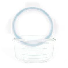 Bo Jungle sklenené misky s viečkami B-Glass Bowls 280ml White/Grey/Blue