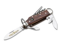 Böker Manufaktur 114051 Camp Knife Classic Gold 6 dielny vreckový nôž 6,5 cm, železné drevo