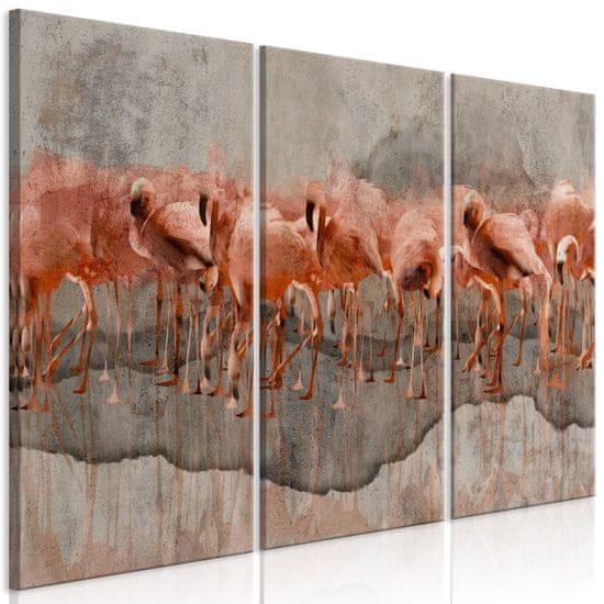 Artgeist Obraz - Jazero Flamingo 90x60