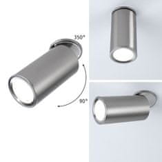 Paulmann PAULMANN LED vstavané svietidlo 3-krokové-stmievateľné Turnal kruhové 60mm 90° Coin 6W 230V stmievateľné 2700K kov kartáčovaný 93090