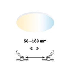 Paulmann PAULMANN VariFit LED vstavané svietidlo Smart Home Zigbee Veluna Edge IP44 kruhové 160mm meniteľná biela stmievateľné biela 79956