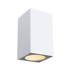 Paulmann PAULMANN LED vonkajšie nástenné svietidlo Flame neláka hmyz IP44 hranaté 58x103mm 2200K 4W 230V 75° biela kov 94711