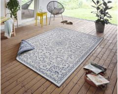 NORTHRUGS Kusový koberec Twin Supreme 103867 Leyte Blue/Cream – na von aj na doma 80x150