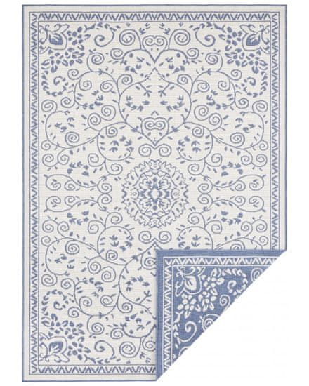 NORTHRUGS Kusový koberec Twin Supreme 103867 Blue / Cream – na von aj na doma