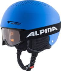 Alpina Sports lyžiarska prilba Alpina Zupo Set & Piney modrá 51 - 55 - rozbalené