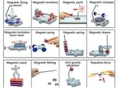 JOKOMISIADA Edukačný set učenie o magnetoch 12v1 ZA3956