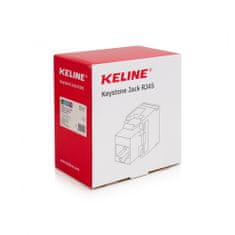 Keline Keystone modul, Cat 6, RJ45/u