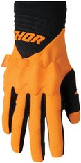 THOR rukavice REBOUND fluo černo-oranžové M