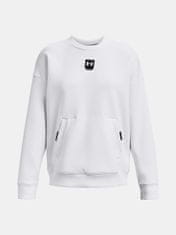 Under Armour Mikina Summit Knit Oversize Crew-WHT M