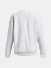 Under Armour Mikina Summit Knit Oversize Crew-WHT M