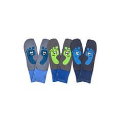 Voxx 3PACK detské ponožky viacfarebné (Barefootik-mix-boy) - veľkosť 20/24