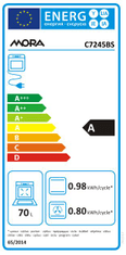 MORA eklektický sporák C 7245 BS