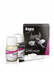 Kaps Profesional Set Super Color 25 ml + Preparer 25 ml biely kvalitná renovačná farba na prírodnú a syntetickú kožu
