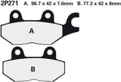 Nissin brzdové doštičky 271NS