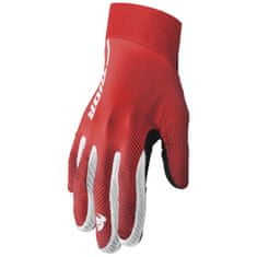 THOR rukavice AGILE Tech černo-bielo-červené S