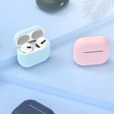 IZMAEL Púzdro pre AirPods Pro silikónový mäkký kryt na slúchadlá - Modrá KP25128