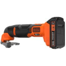 Black+Decker Aku multifunkčná oscilačná brúska BDCOS18D1K-QW