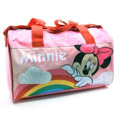 SETINO Dievčenská cestovná a športová taška "Minnie Mouse" - svetlo ružová