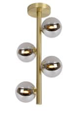 LUCIDE Flush ceiling light TYCHO Satin Brass