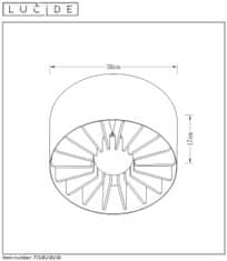 LUCIDE Stropné svietidlo ZIDO, priemer 30cm