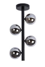 LUCIDE Flush ceiling light TYCHO Black