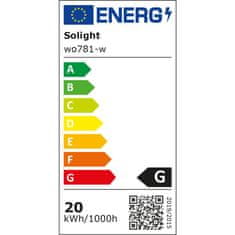 Solight Solight LED vonkajšie osvetlenie Siena, biele, 20W, 1500L, 4000K, IP54, 23cm WO781-W