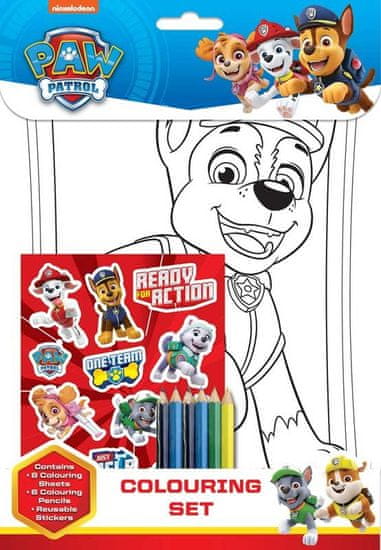 Nickelodeon Omaľovánkový set PAW PATROL