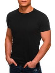 Deoti Pánske jednofarebné tričko Molos čierna S
