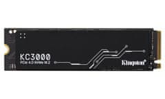 Kingston KC3000 1TB SSD (1024GB) / NVMe M.2 PCIe Gen4 / Interný / M.2 2280 / chladič