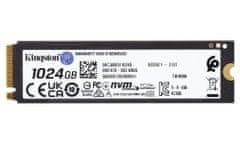 Kingston KC3000 1TB SSD (1024GB) / NVMe M.2 PCIe Gen4 / Interný / M.2 2280 / chladič