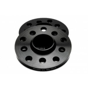 TATechnix Rozširovacie podložky 10mm pre Seat Alhambra (7MS) čierne - sada 2ks
