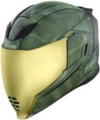 Icon prilba AIRFLITE Battlescar 2 zeleno-camo-zlatá XL