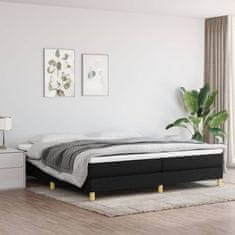 Vidaxl Rám na boxspring posteľ čierny látka 200x200 cm