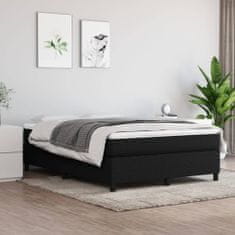 Vidaxl Rám na boxspring posteľ čierny látka 140x190 cm